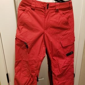 Red Burton Snowboarding Pants